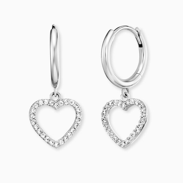 Engelsrufer Earrings ERE-HEARTSHINY-ZI-CR