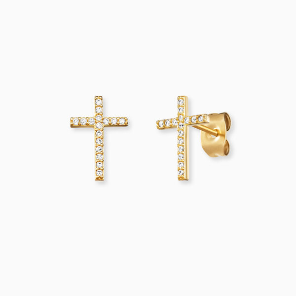 Engelsrufer Earrings ERE-LILCROSS-ZI-STG