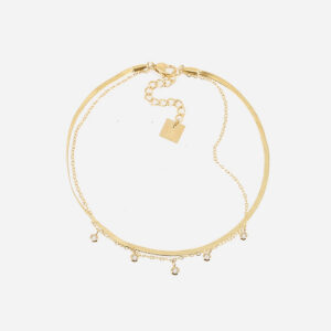 ZAG Anklet SAX19734-01WHT