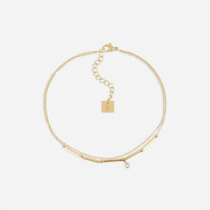 ZAG Anklet SAX23110-01WHT