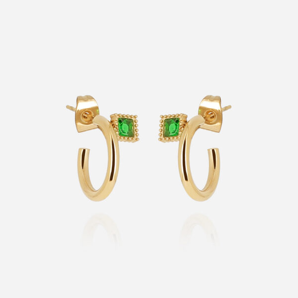 ZAG Earrings SEC27674-01GRN