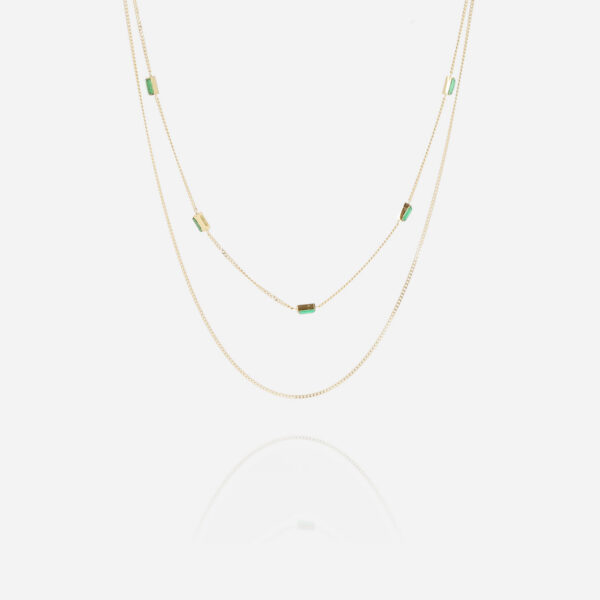 ZAG Necklace SNX25637-01GRN