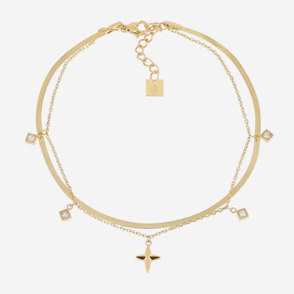 ZAG Anklet SAX27719-01WHT